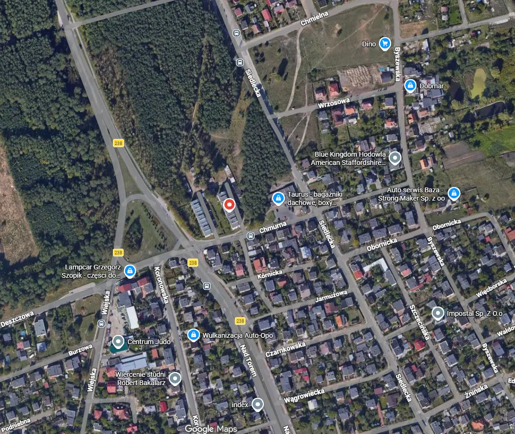 Mapa dojazdu do GeoInspire Bydgoszcz